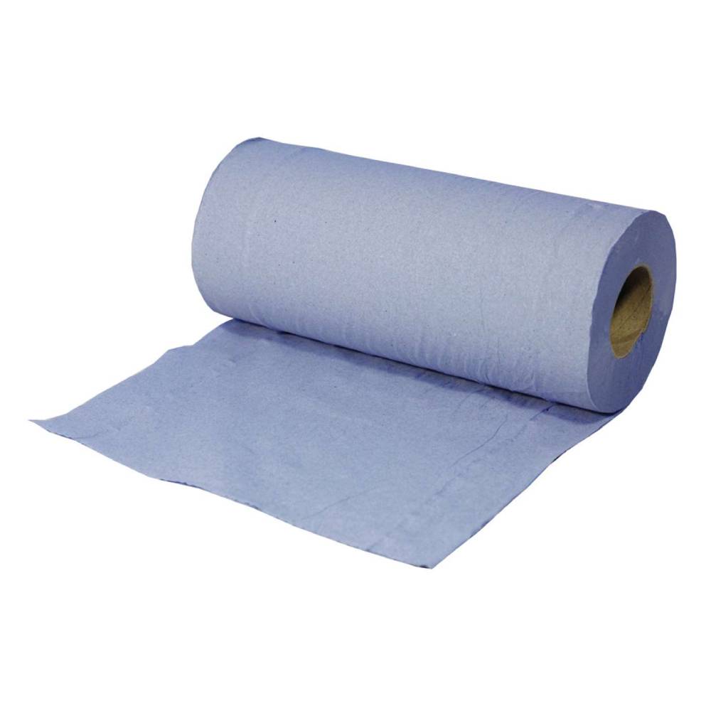 Rotolo igienico 25 cm x 40 m, 2 veli, blu, riciclato