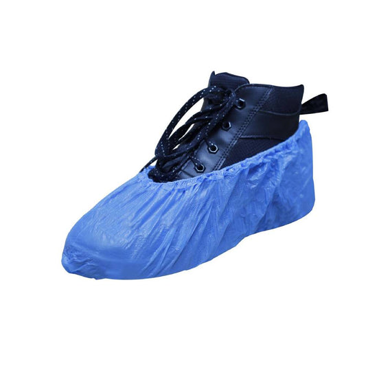 Copriscarpe Blu CPE Taglia 5-11 Confezione da 100