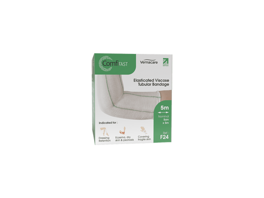 Benda tubolare elasticizzata unidirezionale ComfiFast verde 5 cm x 5 m