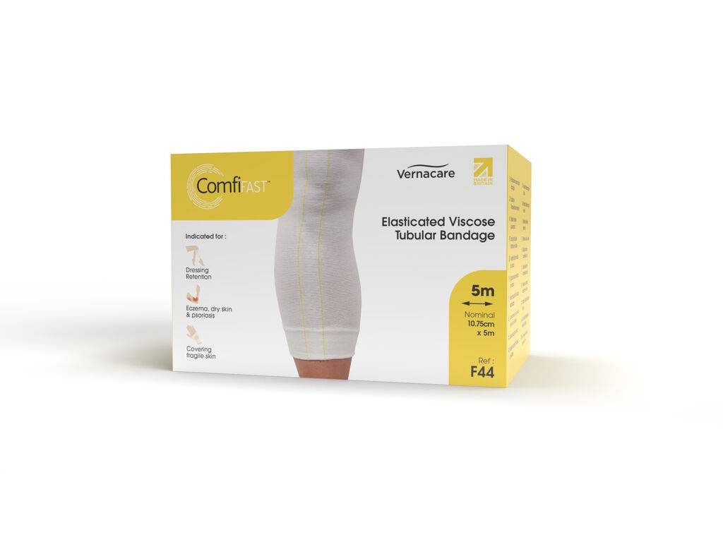 Benda tubolare elasticizzata unidirezionale ComfiFast gialla 10,75 cm x 5 m