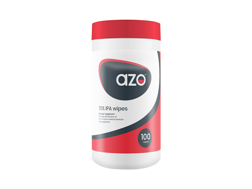 Salviette Disinfettanti Azo 70% IPA CE 100 Salviette