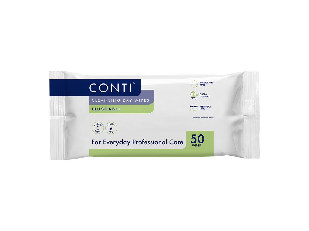 Conti Salviette Detergenti Asciutte Lavabili Confezione da 50