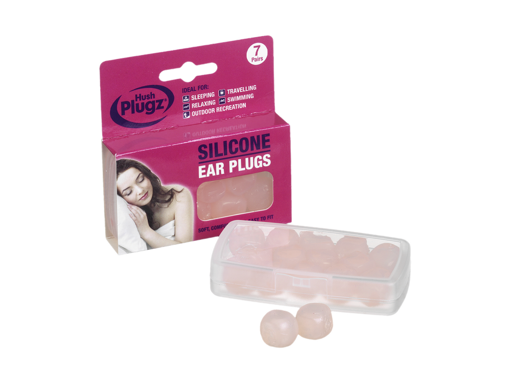7 Paia di Tappi per Le Orecchie in Silicone UKMEDI Rosa