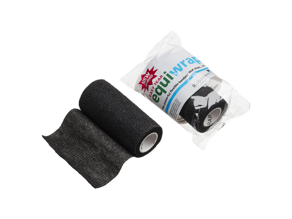 Benda coesiva Equiwrap da 10 cm x 4,5 m, nera