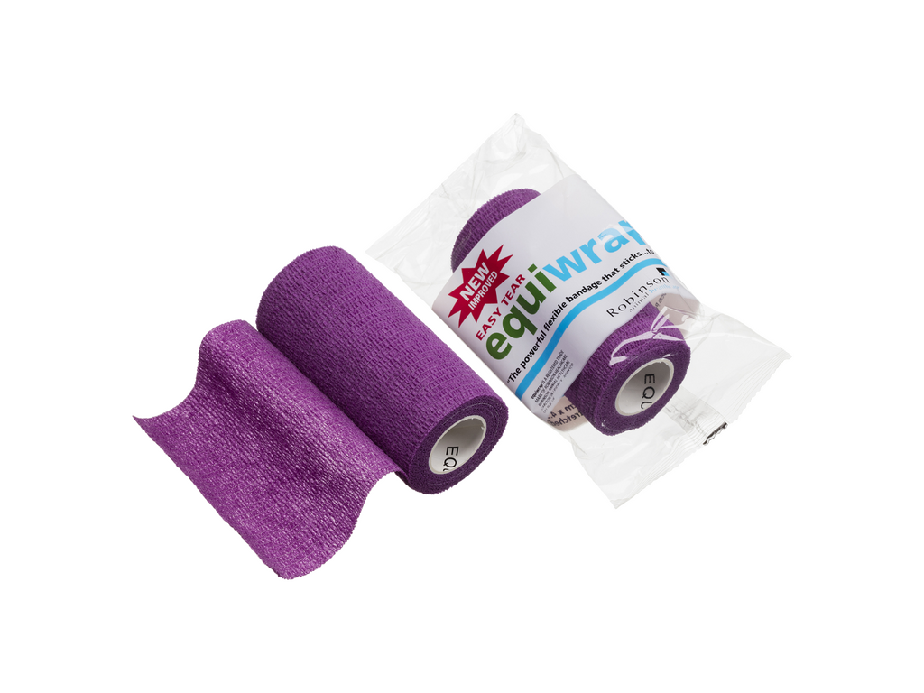 Benda coesiva Equiwrap da 10 cm x 4,5 m viola