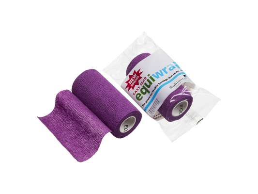 Benda coesiva Equiwrap da 10 cm x 4,5 m viola