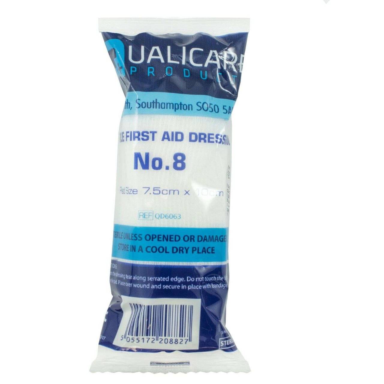 Qualicare 5 Packs of 25 Sterile 4 Ply Non-Woven Fabric Qualicare 5 Packs of 25 Sterile 4 Ply Non-Woven Fabric
