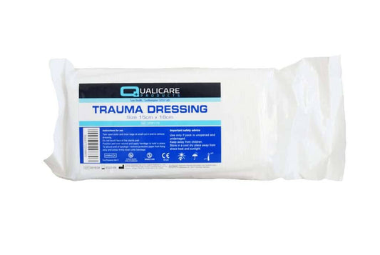 Qualicare - Trauma Dressing 15x18 - Qualicare - QD6175 UKMEDI.CO.UK UK Medical Supplies