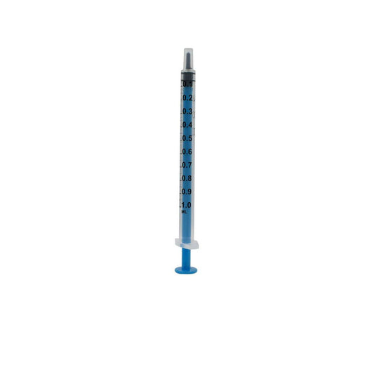 Siringhe Acuject a basso spazio morto da 1 ml Blu