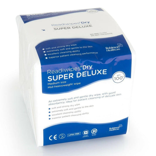 Readiwipes Dry Super Deluxe Medium 100's R5382 UKMEDI.CO.UK