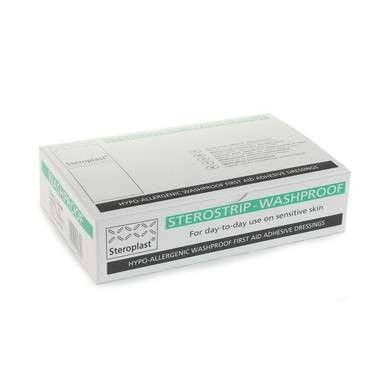 Hypo-Allergenic Sterostrip Washproof Plasters - Assorted Pack of 100 - UKMEDI