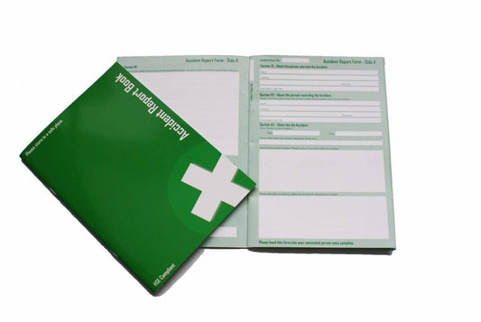 Accident Report Book HSE & GDPR Compliant QZ9310 UKMEDI.CO.UK