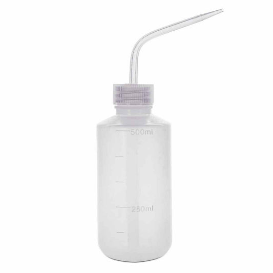 Bottiglia di lavaggio da 250 ml con tappo per ugello LDPE