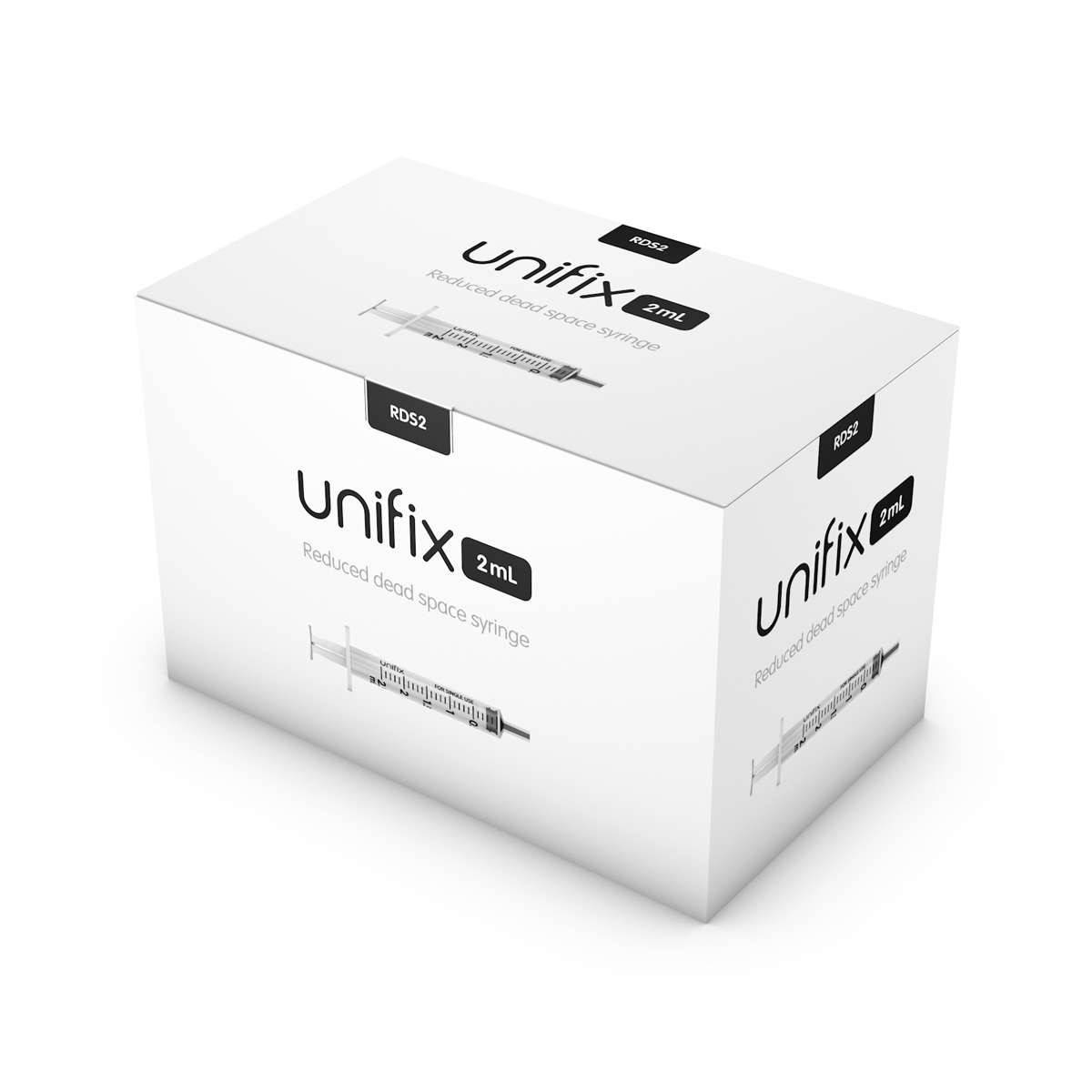 Siringa Unifix a spazio morto ridotto da 2,5 ml