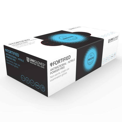 Guanti Unigloves in Nitrile Blu Fortificato