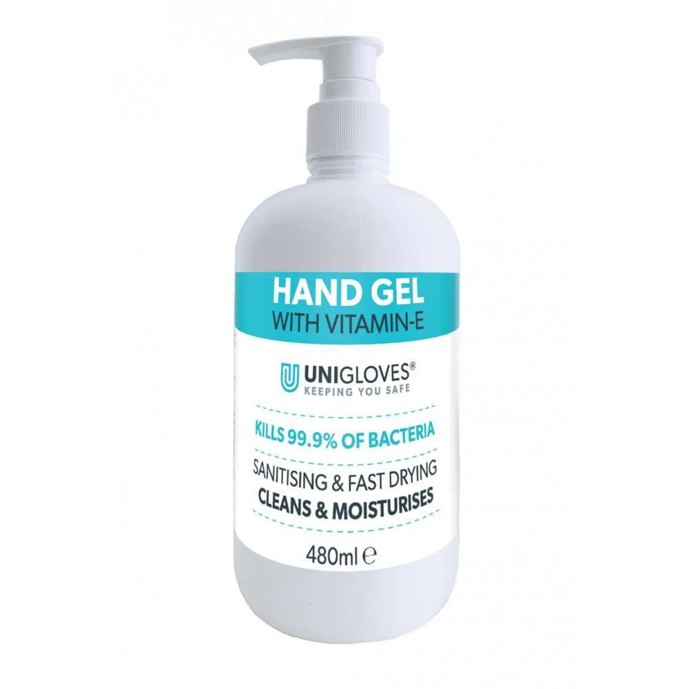 Gel per le mani Unigloves con vitamina E 480ml