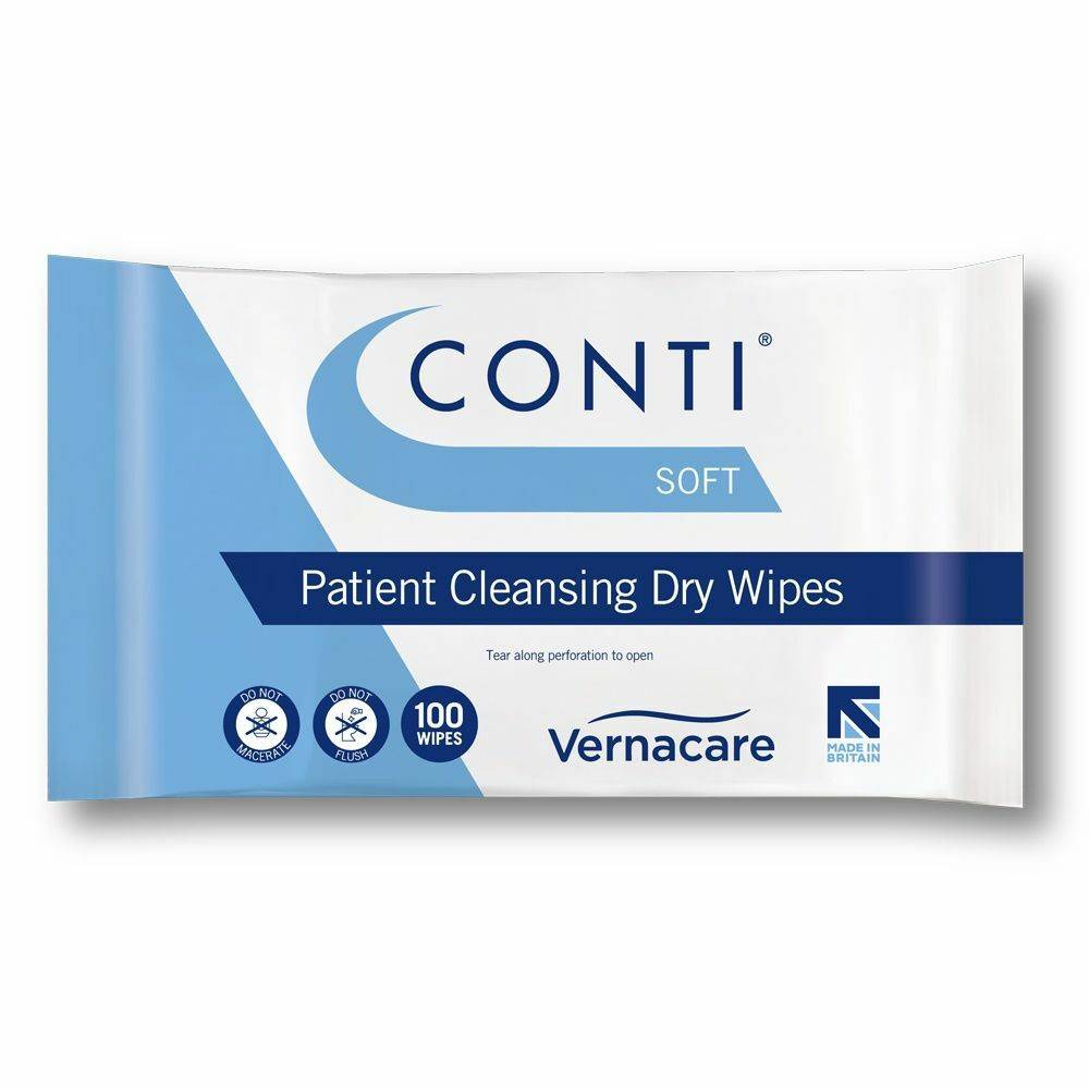 Salviette detergenti asciutte Conti Soft per pazienti 28 cm x 30