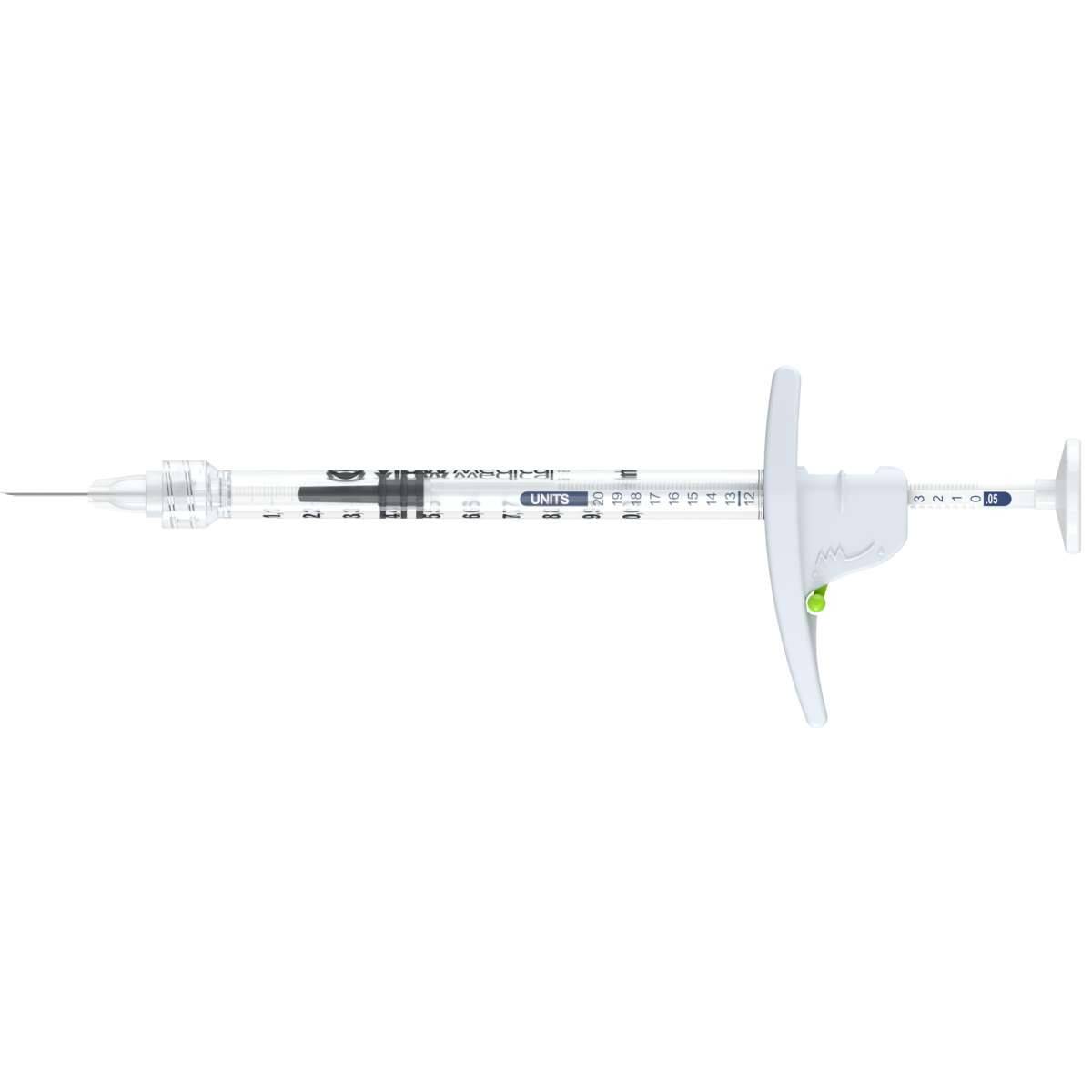 Siringa 3Dose 1 ml 125 Green vlow Medical - Scatola 10