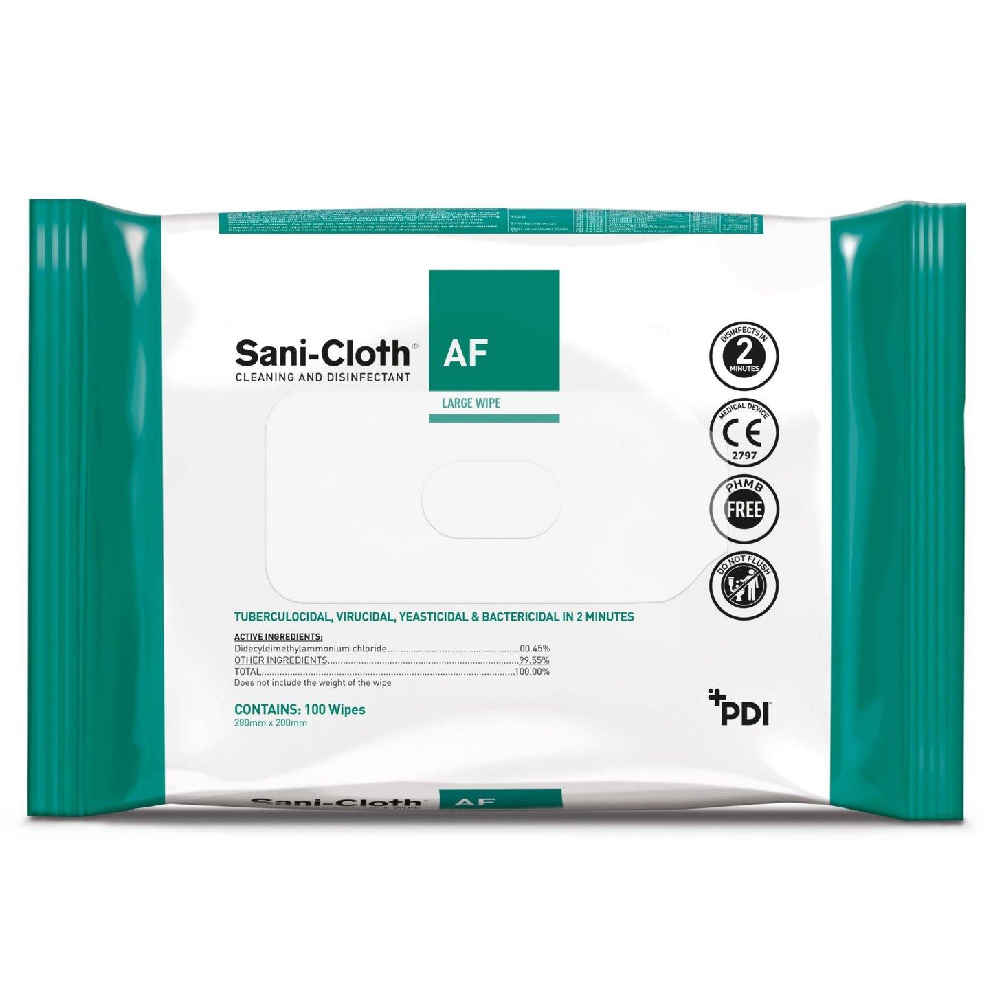 Salviette Sani-Cloth AF Confezione da 100