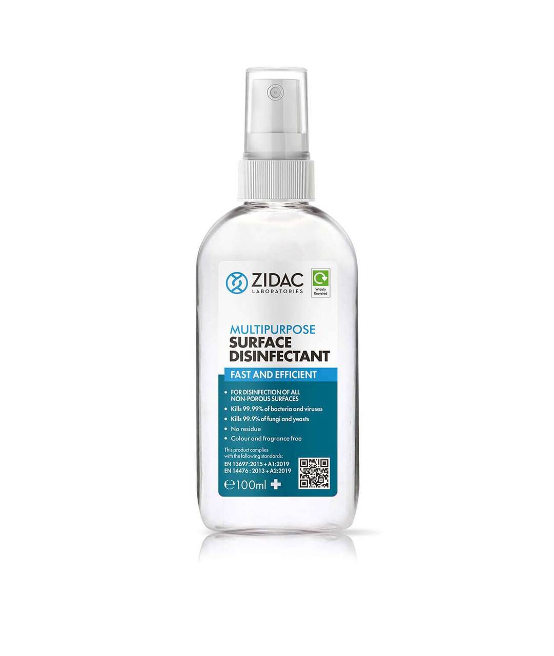 Zidac Spray disinfettante multiuso per superfici - 100 ml